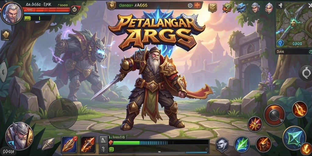 Tampilan gameplay ARPG yang mendebarkan dan penuh aksi.