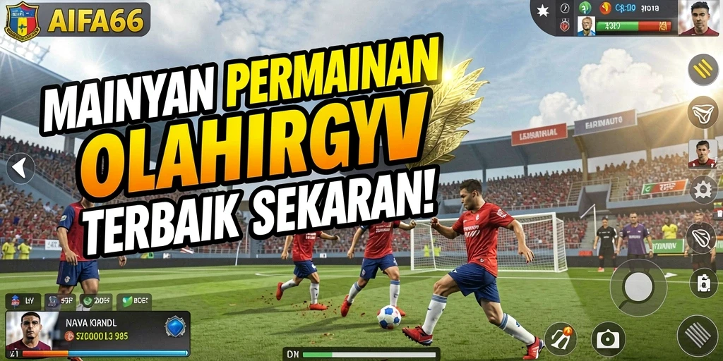 Screenshot gameplay AIFA66 menampilkan aksi olahraga seru dan interaktif.
