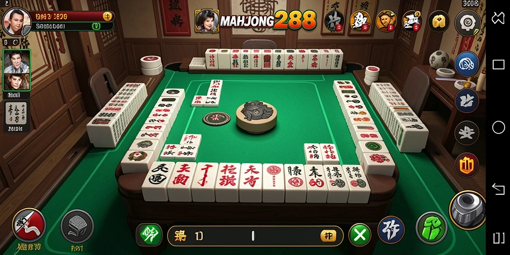 Screenshot gameplay MAHJONG288 menunjukkan tantangan puzzle yang memikat.