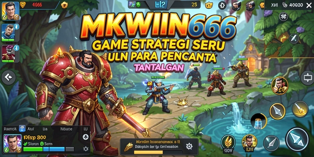 Tampilan gameplay seru dari MKWIN666 dengan strategi yang mendebarkan.