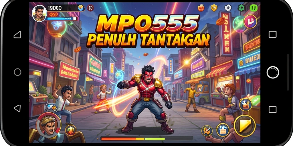 Tampilan gameplay seru dari MPO555 yang penuh aksi.