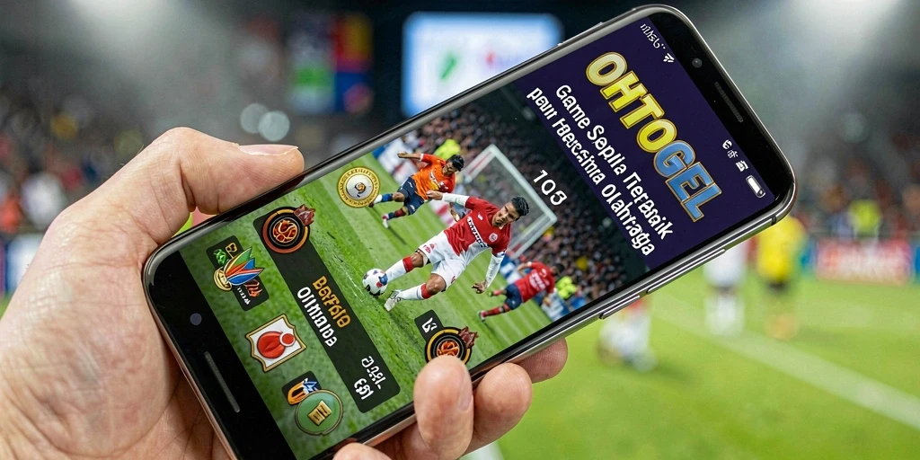 Screenshot OHTOGEL menampilkan aksi seru dalam permainan sepak bola.