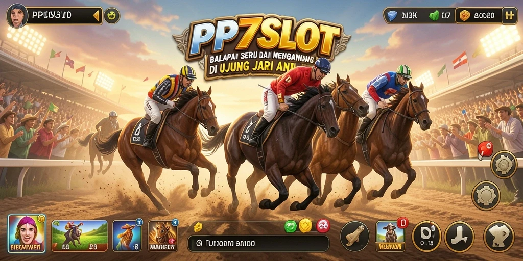 Tangkapan layar gameplay balapan seru di PP7SLOT.