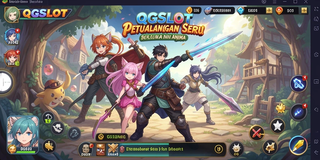 Gameplay seru dengan karakter anime favorit.