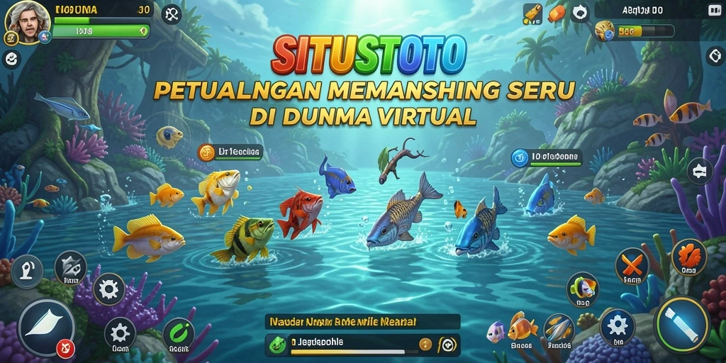 Screenshot menunjukkan pengalaman memancing yang mendebarkan dan realistis.