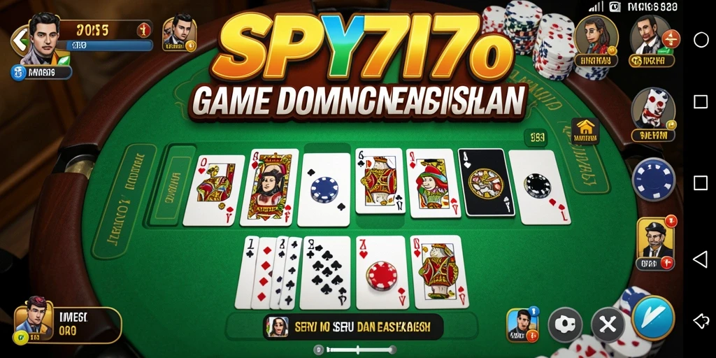Tampilan gameplay SPY77 yang menarik dan interaktif.