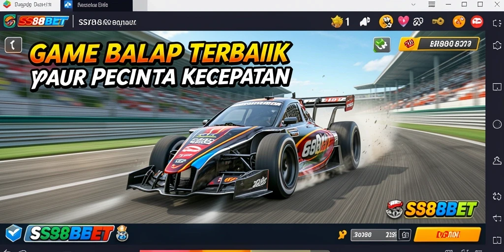 Tangkapan layar permainan balap yang seru di SS88BET.