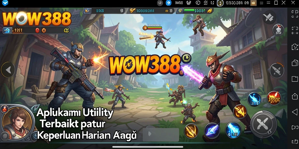 Tampilan antarmuka WOW388 yang sederhana dan fungsional.